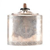GEORGE III NEO CLASSICAL SILVER HALLMARKED TEA CADDY