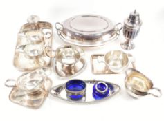 COLLECTION OF SILVER PLATED WARES