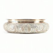 SILVER REPOUSSÉ FLOWER BOWL ROSE