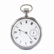 EDWARDIAN SILVER HALLMARKED WALTHAM POCKET WATCH