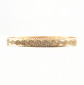 HALLMARKED 9CT GOLD BANGLE BRACELET