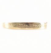HALLMARKED 9CT GOLD BANGLE BRACELET