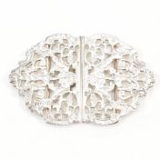VINTAGE HALLMARKED SILVER BELT BUCKLE