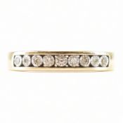 HALLMARKED 9CT GOLD & DIAMOND RING