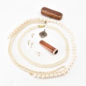 COLLECTION OF ASSORTED 9CT GOLD JEWELLERY