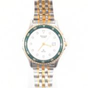 ACCURIST ALARM W R 100 TWO TONE WRIST WATCH