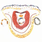 COLLECTION OF ASSORTED VINTAGE & LATER COSTUME JEWELLERY
