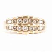 HALLMARKED 14CT GOLD & DIAMOND RING
