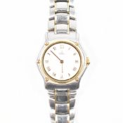 EBEL MINI BICOLOUR SWISS STAINLESS STEEL WRISTWATCH