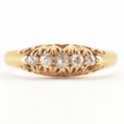 VICTORIAN 18CT GOLD & DIAMOND RING