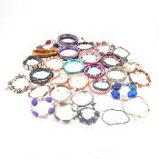 COLOURFUL COLLECTION OF ASSORTED BANGLES & BRACELETS