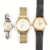 THREE VINTAGE 20TH CENTURY WATCHES