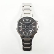 EMPORIO ARMANI STAINLESS STEEL WRIST WATCH