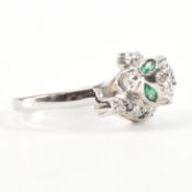 925 SILVER GEM SET PANTHER WRAP AROUND RING