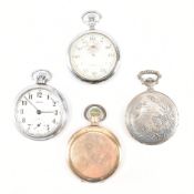 COLLECTION OF FOUR POCKET WATCHES