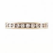 HALLMARKED 18CT GOLD & 1CT DIAMOND ETERNITY RING