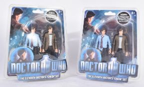 DOCTOR WHO - CHARACTER OPTIONS - X2 ' THE ELEVENTH DOCTOR'S CRASH SET ' TWIN