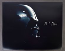 STAR WARS - BRIAN MUIR (VADER SCULPTOR) - SIGNED 11X14