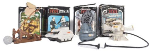 STAR WARS - FOUR ORIGINAL VINTAGE MINIRIG PLAYSETS
