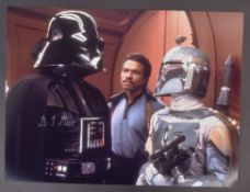 STAR WARS - BRIAN MUIR (VADER SCULPTOR) - SIGNED 16X12