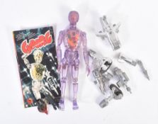 VINTAGE DENYS FISHER MUTON ACTION FIGURE & ACCESSORIES