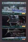STAR WARS - TOPPS WIDEVISION IMPERIAL FLEET SIGNED TRADING CARDS