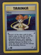 POKEMON - WOTC RARE FIRST EDITION MISTY HOLO CARD