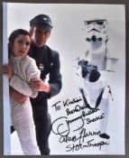 STAR WARS - JEREMY BULLOCH (1945-2020) & ALAN HARRIS (1938-2020) SIGNED 8X10