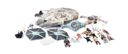 STAR WARS - COLLECTION OF 1990S HASBRO PLAYSETS & FIGURES