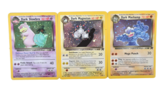 POKEMON - COLLECTION OF X4 WOTC TEAM ROCKET CARDS