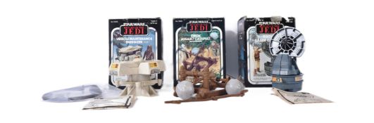 STAR WARS - ORIGINAL VINTAGE MINI-RIG BOXED PLAYSETS