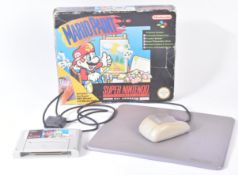 RETRO GAMING - SUPER NINTENDO MARIO PAINT VIDEO GAME