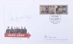 DAD'S ARMY (BBC SITCOM) - AUTOGRAPHED FIRST DAY COVER