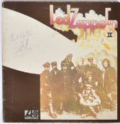 LED ZEPPELIN - JOHN BONHAM (1948-1980) - AUTOGRAPHED LP SLEEVE