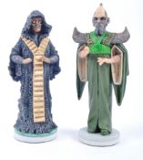 TWO DOCTOR WHO - ROBERT HARROP - LTD ED HAND PAINTED FIGURINES