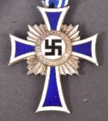TWO WWII SECOND WORLD WAR GERMAN MOTHERS CROSS MEDALS
