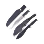 TWO 20TH CENTURY VINTAGE STAINLESS STEEL KNIVES