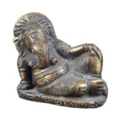 20TH CENTURY BRONZE FIGURINE OF GANESH
