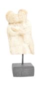 ROMAN POTTERY FRAGMENT FIGURINE OF ENTWINED LOVERS