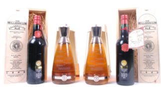 FOUR BOTTLES OF MILLENNIUM COMMEMORATIVE ALE
