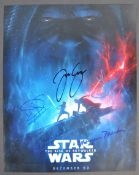STAR WARS - THE RISE OF SKYWALKER - MULTI-SIGNED 11X14