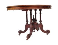 VICTORIAN MAHOGANY TILT TOP BREAKFAST TABLE