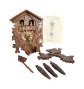VINTAGE DANBURY MINT BLACK FOREST CUCKOO CLOCK