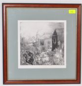 CORRINA GRAY - 1970S ETCHING BLOCK PRINT