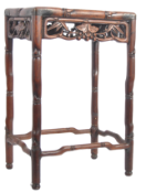 20TH CENTURY CHINESE HARDWOOD JARDINIERE PLANT STAND