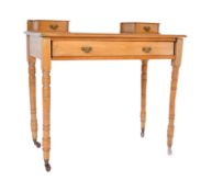 SATIN WALNUT 19TH CENTURY WRITING TABLE DESK