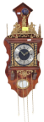 20TH CENTURY REPRODUCTION DUTCH WALL CLOCK