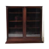 19TH CENTURY VICTORIAN MAHOGANY DISPLAY CABINET