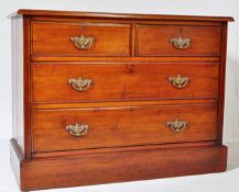 19TH CENTURY MAHOGANY CHEST OF DRAWERS