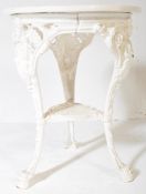 VICTORIAN PAINTED CAST IRON BRITANNIA CIRCULAR PUB TAVERN TABLE